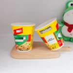 Double Wall Hollow Insulated Instant Noodles Paper Bowl 449ml Heat-Resistant Hot Soup Cup Anti-scald Finger Protection Design - Imagen 2