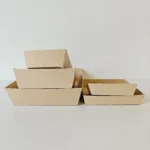 YBLPAK Kraft Paper Cake Packaging Box for Tiramisu Basque Dessert Mousse Baking-Matt Lamination Folder Type for Food Use – Image 4