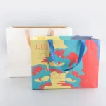Paper Bags Low Price Reusable Your Own logo Boutique Wedding Packaging With Handle Grocery Supplier Gift Bags for Kids Party – Image 4