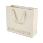 Luxury Custom Printed logo Paper Bags Grocery Packaging Bags Boutique Recyclable Gift Bag With Ribbon Rope – Image 4