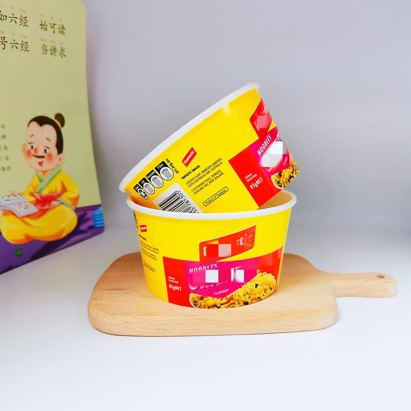 H6e5f2576b2bf4a92a92c945b73dacb8b7.webp YBLPAK 809ml Instant Noodles Paper Cups Biodegradable Greaseproof Food Grade Eco Friendly Disposable Custom Ramen Packaging Bulk - Imagen 1