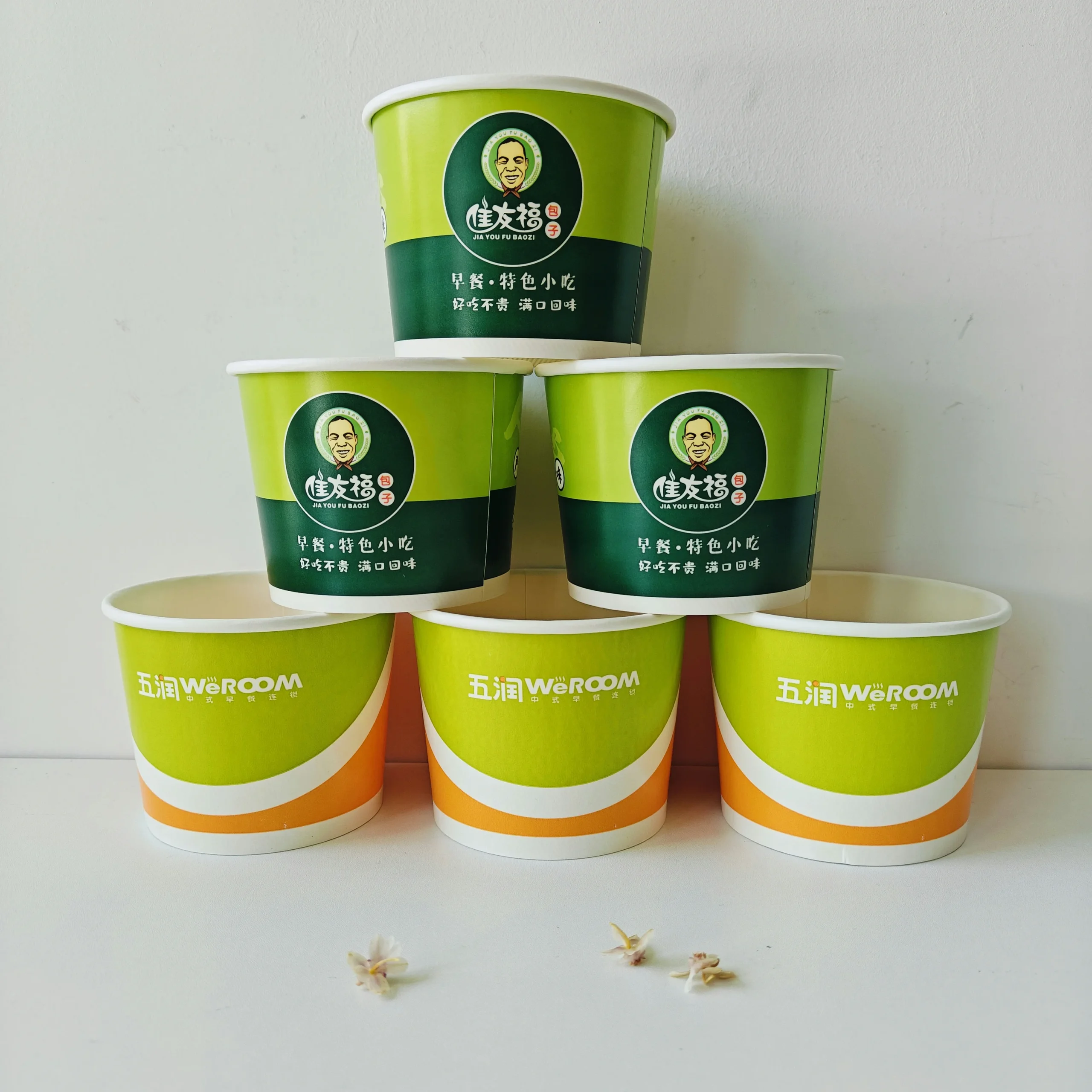 H7183e68b821347e08837cf4226611a5ew.webp YBLPAK Instant Porridge Paper Cups Leakproof Food Grade Disposable Eco Friendly Microwave Safe Custom Print Ready Meal Packaging - 画像 (1)