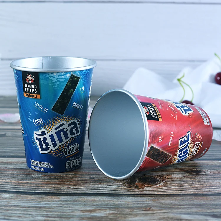 H7436b6e4b7ad43938fabf93b94e6dbfdN.webp YBLPAK High Quality 480ml Disposable Paper Cups for Seaweed Chips Snack Cookies French Fries Customized Food Packaging with Lids – Image 1