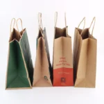 Wholesale Custom Luxury Craft Gift Brown White Packaging Bolsa De Papel Printed Shopping Bag Kraft Paper Bags with Your Own logo – Image 4
