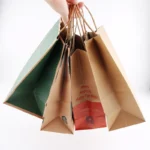 Wholesale Custom Luxury Craft Gift Brown White Packaging Bolsa De Papel Printed Shopping Bag Kraft Paper Bags with Your Own logo – Image 3