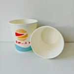 YBLPAK 370ml Chocolate Paper Cups Disposable Food Grade Eco Friendly Leak Proof Microwave Safe Custom Printed Takeaway Packaging - Imagen 2
