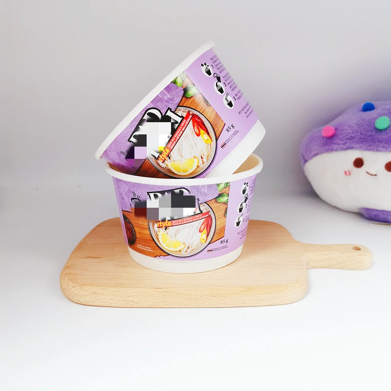 H75cd36d3f7bc401495f2bff381b5f36c4.webp YBLPAK 691ml Instant Noodle Paper Cup Heat Resistant Double Wall Disposable Soup Container Custom Design Takeout Snack Packaging - Image 1
