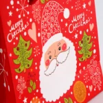 Christmas Paper Shopping With Handle Gift Bags for Small Business - 画像 (2)
