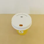 YBLPAK Custom 80mm/90mm Disposable Paper Lid for Coffee Cup Food Grade Leakproof Heat Resistant Cover for Cafe Takeaway Beverage - Image 3