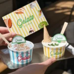 Xiamen Custom Logo Eco-Friendly Biodegradable Disposable Ice Cream Cups 3oz-16oz Food Grade With Lids for Kulfi Dondurma Spumoni
