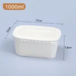 Custom logo Disposable Food Kraft Paper Bowl Salad Bowl PE Coated With PET Lid - Image 3