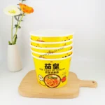 YBLPAK Factory Direct 998ml Paper Noodle Bowl Biodegradable Disposable Soup Cup OEM ODM Paper Food Containers for Ramen Takeaway - Image 4