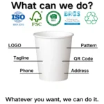 YBLPAK Wholesale 8oz Single Wall Biodegradable Eco-Friendly Craft Paper Cup with Custom Logo for Beverages Disposable Coffee Cup - Image 6