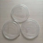 Xiamen 150mm/165mm Easy Open PET PP Plastic Lids Round Shape for Kraft Paper Salad Soup Bowl Disposable Bowl Lids with Anti-Leak