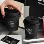 YBLPAK Custom Logo Printed Disposable Paper Coffee Cups 4oz-24oz Double Wall With Lid for Cafe Shop Restaurant Takeaway Beverage – Image 4