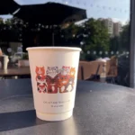 YBLPAK Double Wall Insulated Smiley Cat Paper Cup Adorable Design Biodegradable Eco-Friendly Recyclable Food Safe for Cafe Party – Image 3