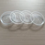 Xiamen High Quality Clear Plastic Lids 90/98/116mm Diameter Transparent Flat PP Juice Soup Cup Covers Cold Drinking Sealing Lids - Imagen 3