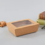 YBLPAK Custom Printed White Bakery Cookie Boxes Packaging Dessert Pastry Small Treat Caja Para Pastel Boxes for Cake with Window - Imagen 3
