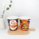 YBLPAK 670ml Instant Noodle Paper Cups Rice Cake Heat Resistant Disposable Soup Bowls Eco Friendly Food Grade Takeaway Packaging - Image 2