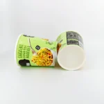 YBLPAK Customized Disposable Hot Ramen Noodle Cup with Sealing Film Paper Bowl Food Grade Leakproof Heat Resistant Microwaveable - 画像 (2)