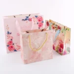 BTO Cheap Kraft Costume Paper Gift Bags Personal Wedding Plain Paper Shopping Bags With Customized logo - Image 2