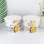 YBLPAK Hot Sell 910mL Instant Noodle Paper Cups Disposable Eco Friendly Compostable Food Container Takeaway Restaurant Meal Soup - Image 4