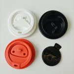 YBLPAK 90mm PP Cup Lid Smiley Face for Coffee Milk Tea Paper Cup Leakproof Disposable Wholesale Food Grade Injection Transparent