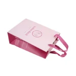 BTO Luxury Gift Paper Bag Custom Printing  Logo Various Color Wholesale Paper Shopping Bags With Handle for Small Business – Image 2