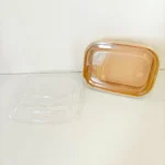 Xiamen Eco-Friendly Disposable PET Plastic Lid for Paper and Plastic Bowls Food Grade Lightweight Custom Logo & Size square Lids