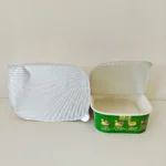 YBLPAK Premium Square 500ml Paper Pasta Bowls Biodegradable Recyclable Instant Food Packaging Microwave Safe Portable for Travel – Image 3