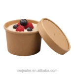 Disposable Kraft Paper Soup Cup Soup Bowl