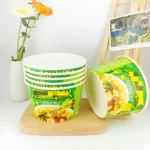 Instant Noodle Paper Cup 940ml Leak Proof Lightweight Convenient Outdoor Hiking Durable Compact Affordable Travel Meal Container