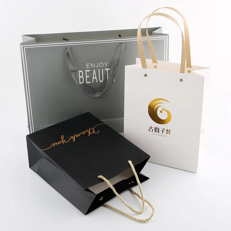 Hadec69489a8640fab252bdbfbcab6bacw.webp BTO Printed Luxury Brown Gift Shopping Food Takeaway Carry Bag Handles Packaging Custom Craft Kraft Paper Bags With Your Own Log - Image 1