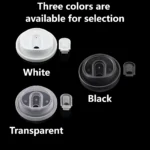 80mm 90mm  U Shaped Injection Molded PP Plastic Lids for 8oz 10oz 12oz 16oz 20oz Coffee Boba Tea Cups Disposable Paper Cup Cover - Image 2