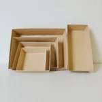 YBLPAK Kraft Paper Cake Packaging Box for Tiramisu Basque Dessert Mousse Baking-Matt Lamination Folder Type for Food Use – Image 2