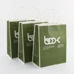 26*12*33 Custom Packaging Eco-friendly Colorful Custom Printing Retail Candy Wrapping Kraft Paper Bag With Handle - Image 4