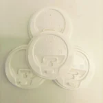 YBLPAK 80mm 90mm Clear White Black Disposable Plastic Cup Lids Easy Open Leak-Proof for 12oz 16oz 20oz 22oz Coffee Cups PP Cover