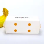 YBLPAK Hot Disposable Sandwich Box Recyclable White Kraft Paper Burger Box Greaseproof Fast Food Packaging for Picnic Restaurant - 画像 (3)