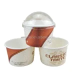 Disposable Paper Restaurant Soup Pot Instant Pasta 8oz Small Paper Soup Cups - 画像 (2)