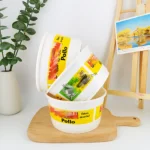 YBLPAK 810ml Disposable Paper Cups Bowls for Instant Noodles Soup Double Wall Eco Friendly Microwave Safe Food Grade Compostable