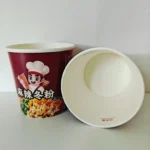 YBLPAK Food Grade Instant Noodle Packaging Paper Cups Disposable Soup Bowls Eco Friendly Takeaway Container for Ramen Rice Snack – Image 2