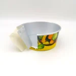 YBLPAK Wholesale 4oz 6oz 8oz 10oz Custom Disposable Ice Cream Cup Packing Aluminum Foil Paper Bowl Ice Cream Tub Series with Lid - Image 6