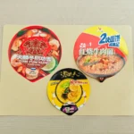 YBLPAK Eco-Friendly Personalized Design 98mm Aluminum Heat Sealing Lid for Multiple Flavours Instant Noodles Paper Cup Packaging