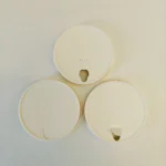 YBLPAK Custom Print 80mm 90mm Waterproof Eco-Friendly PE Coated White Paper Lids for Disposable Hot Coffee Soup Cups Paper Cover