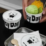 Xiamen Eco-Friendly Frozen Yogurt Cups 3oz-12oz Disposable With Lid PE Coated Leakproof Custom Logo Paper Cups for Ice Cream Rum - Image 3