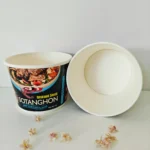YBLPAK Top Review 17oz Paper Noodle Bowls with Seal Lids Eco Friendly Cup Noodle Packaging Disposable Food Container for Instant – Image 2