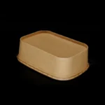 Kraft  Paper Container Square Paper Bowl Biodegradable Disposable Paper Bowl With PP Lid – Image 6