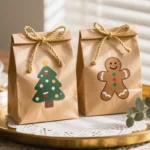 Christmas Paper Gift Bags Packaging With Handle for Holiday Paper Gift Bags, Christmas Goody Bags – Image 3