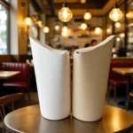YBLPAK Premium Quality Disposable Kraft Paper Coffee Cup Single Wall Food Grade Cow Horn Shape Paper Cup for Home and Office Use - Image 5