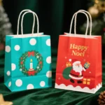 Christmas Paper Gift Bags Packaging With Handle for Holiday Paper Gift Bags, Christmas Goody Bags - Imagen 6